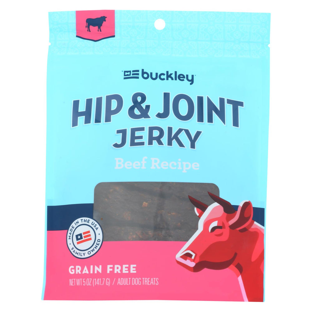 Buckley - Hip And Joint Jerky - Beef - Case Of 6 - 5 Oz.